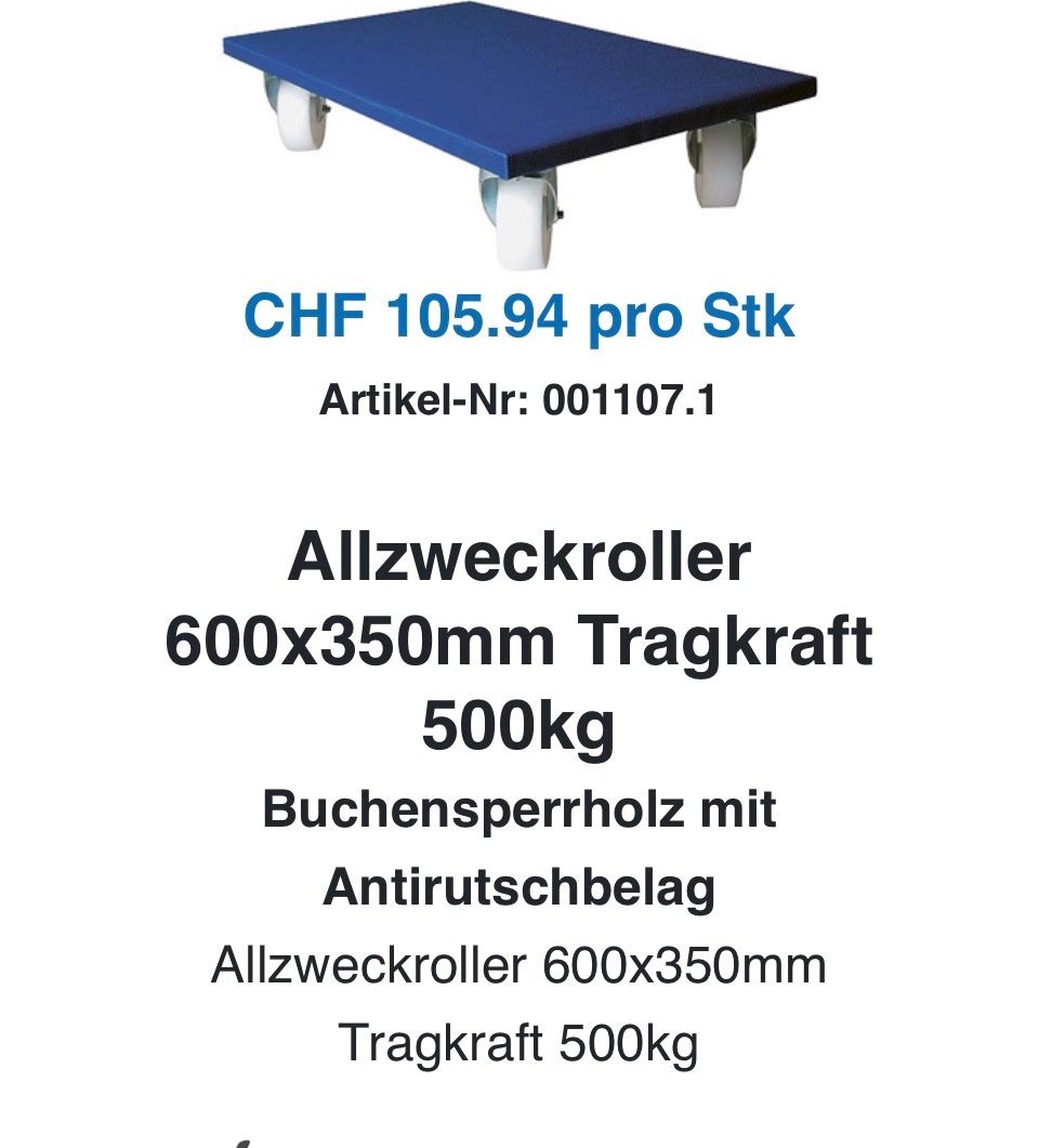 Valises & Sacs: 2 Transportwagen – D'occasion à Oberwil BL par sky1987