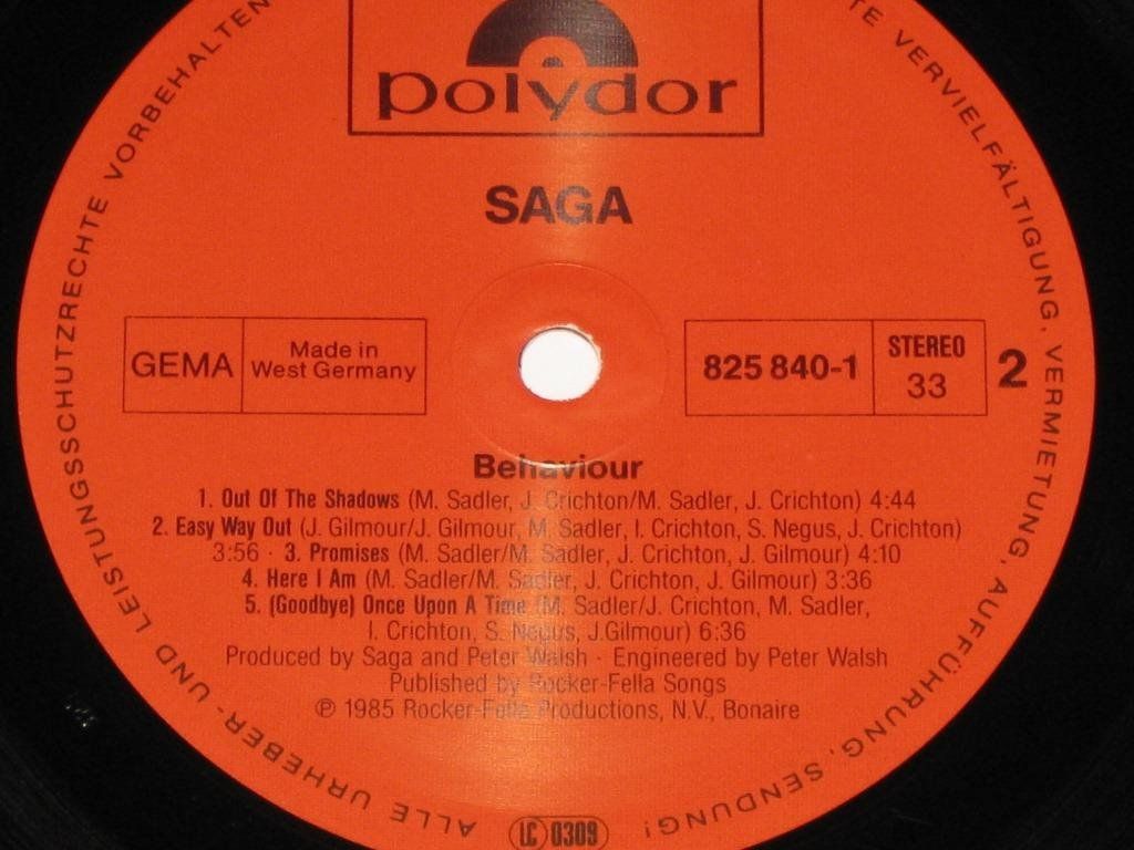 Vinyles: LP - SAGA - BEHAVIOUR – D'occasion à Steckborn par Quo7 2