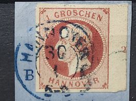 Hannover Mi-Nr. 14 c gestempelt Reihenzähler 2 Geprüft