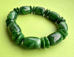 JADE Stein KeTTe …14mm Breit - Länge 210mm …NEU