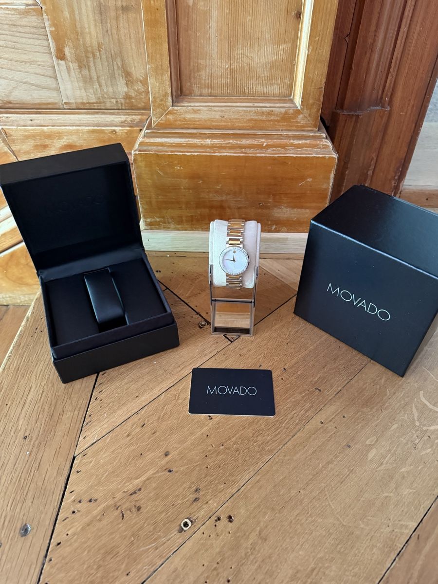 Movado Orologi: Movado Concerto Armbanduhr NEU – Nuovo e nell'imballaggio originale da Schaffhausen venduto da oscarstahelag