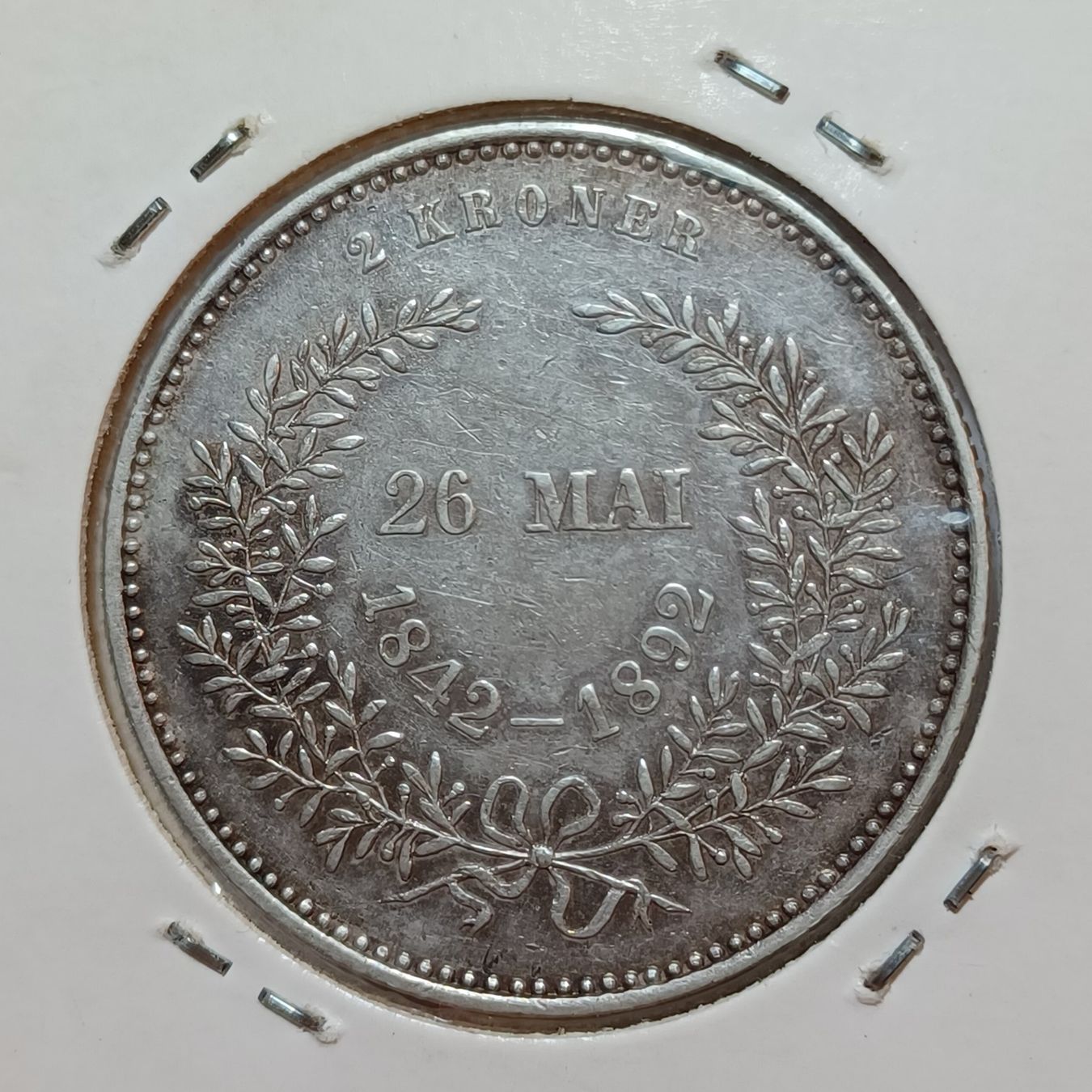 Tutti le monete: 2 Kroner 1892 Dänemark – Usato da Pfäffikon ZH venduto da Welt_Muenzen 1