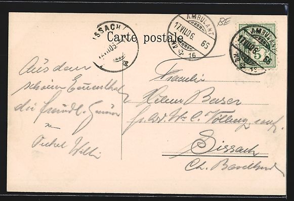 Cartes postales: Rüegsauschachen, Teilansicht mit Bergen – D'occasion à Berlin par bartko-reher 1