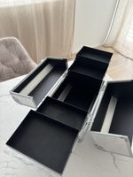 Schminkkoffer Silber, neuwertig