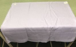 TISCHDECKE HALBLEINEN 95X95CM NEU