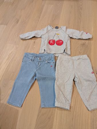 Sweatshirt + 2 pants organic cotton
