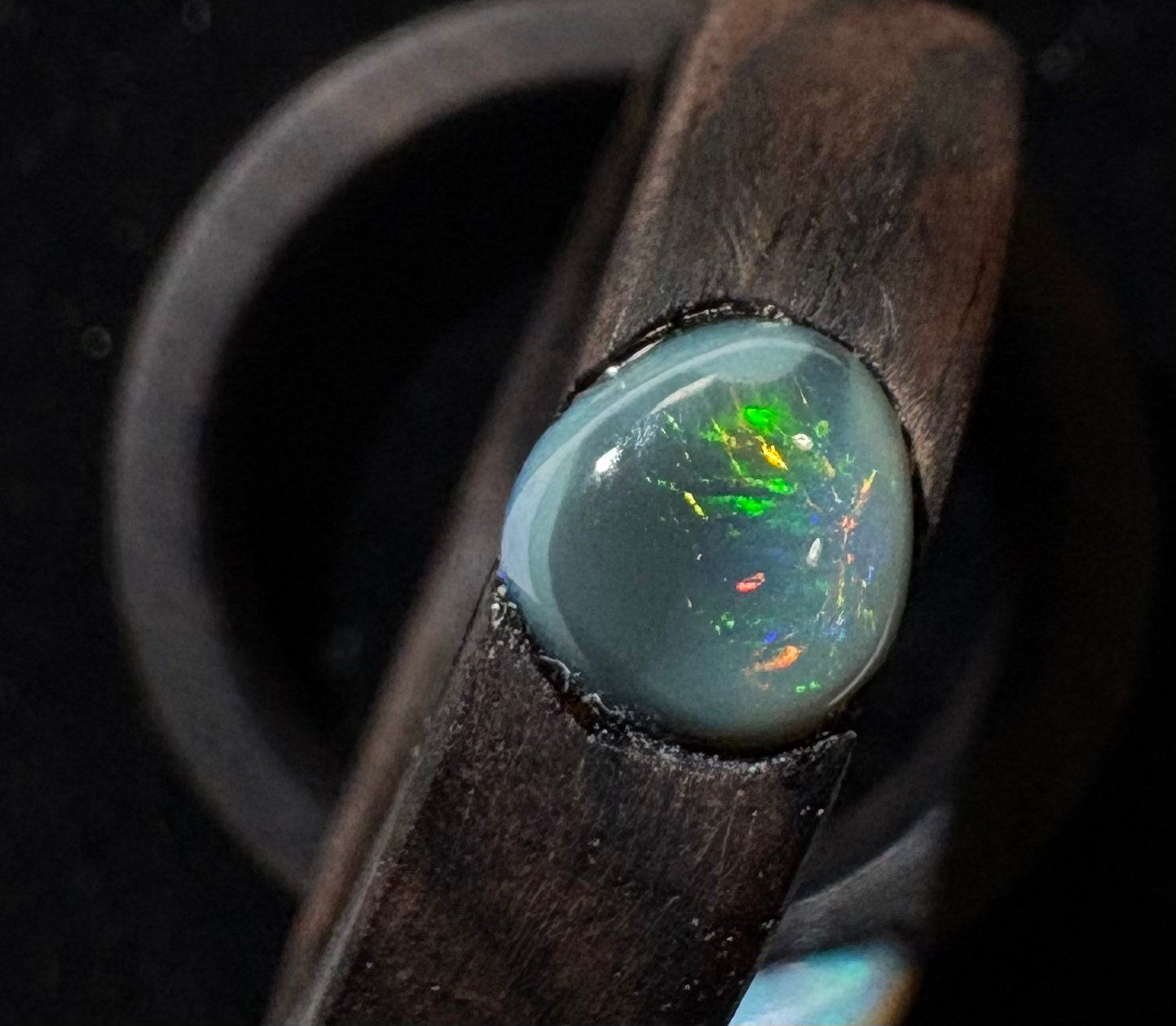 Anelli: Ring Australischer Crystal-Opal+Mooreiche, Grösse 54 – Nuovo (secondo la descrizione) da Wilen b. Wil venduto da Tschirio 6