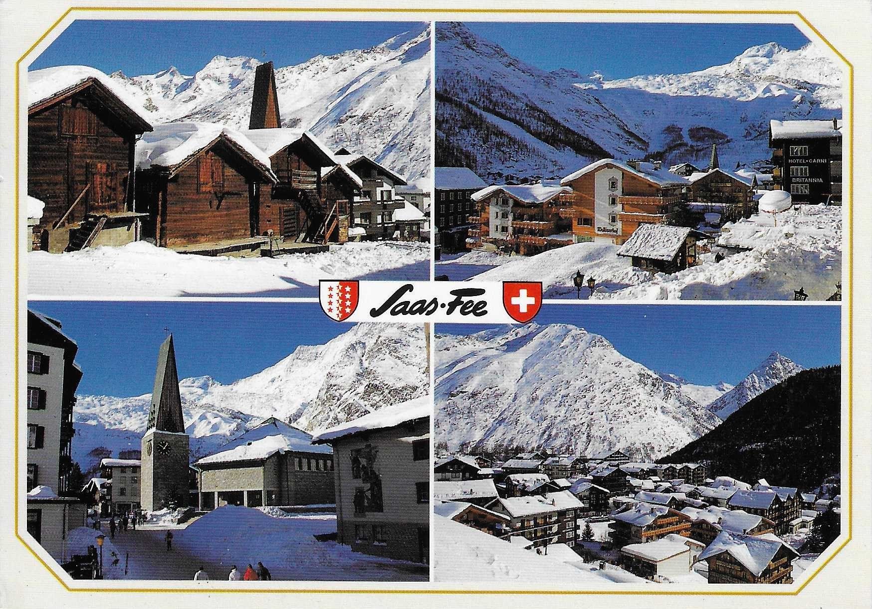 Cartoline postali: Saas Fee VS – Usato da Rothrist venduto da Stranglehold