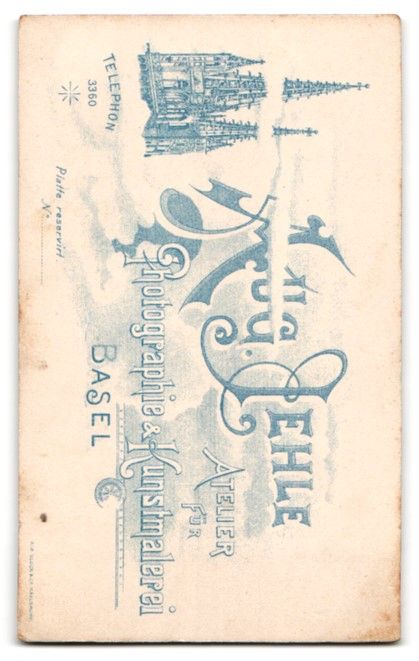 Fotografie &  Plakate: Fotografie Aug. Jehle, Basel, junger sch – Gebraucht aus Berlin von bartko-reher 1
