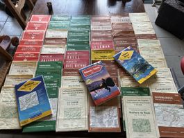Lot divers cartes de géographie 