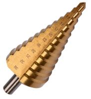 Stufenbohrer-Satz, HSS-Stahl titannitriert, Ø 6-38 mm