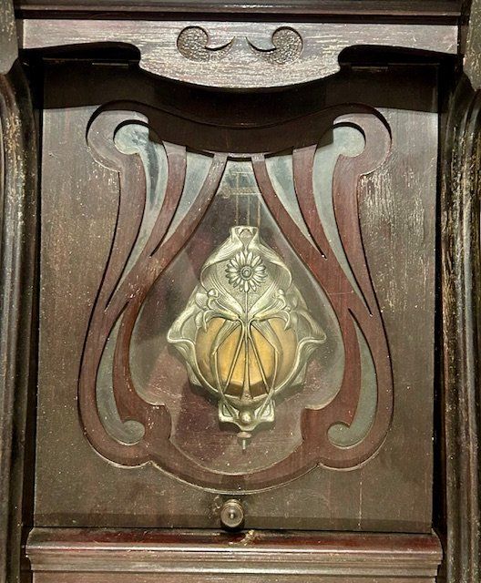 Montres: Prunkvolle Jugendstil-Wanduhr mit Halbstundenschlag – D'occasion à St. Niklausen LU par Seepferd11 1