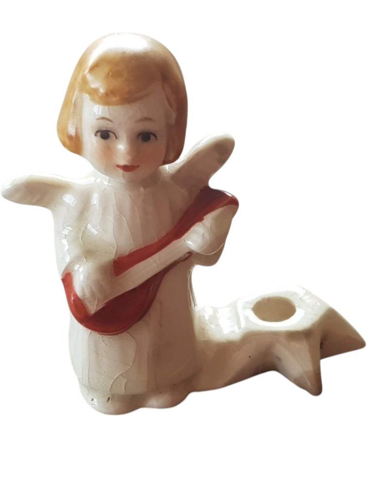 Statuette: Engel Goebel Kerzenständer 1950er – Usato da Mörschwil venduto da antiksalon