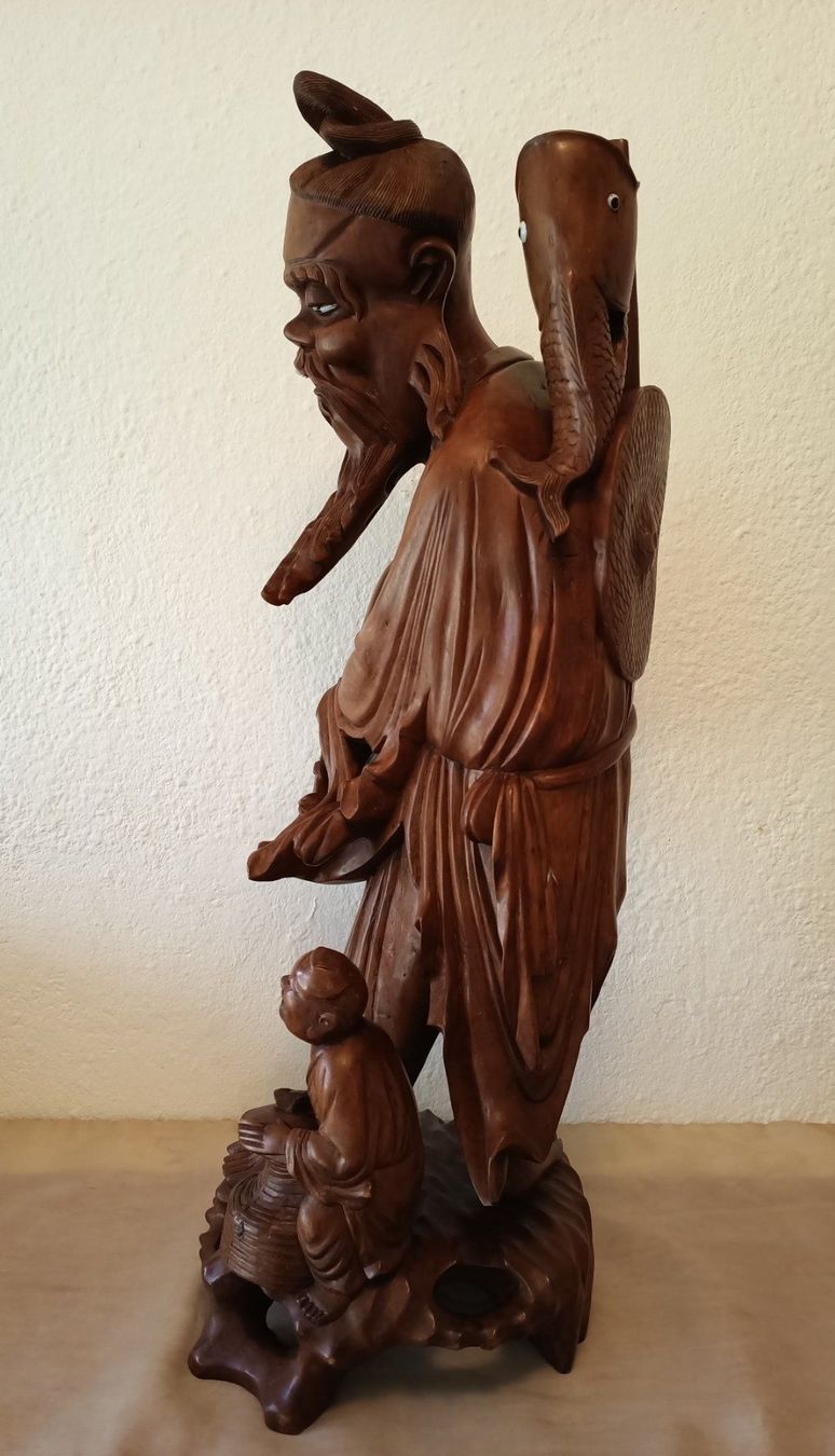 Statuette: Shou Lao Figur "Gott der Langlebigkeit" – Usato da Schwerzenbach venduto da oldthings79 4