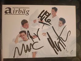 Airbäg / Trauffer - Handsignierte Autogrammkarte