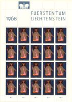 K'Bogen  Kirchenpatrone  2 Fr.  1968    postfrisch
