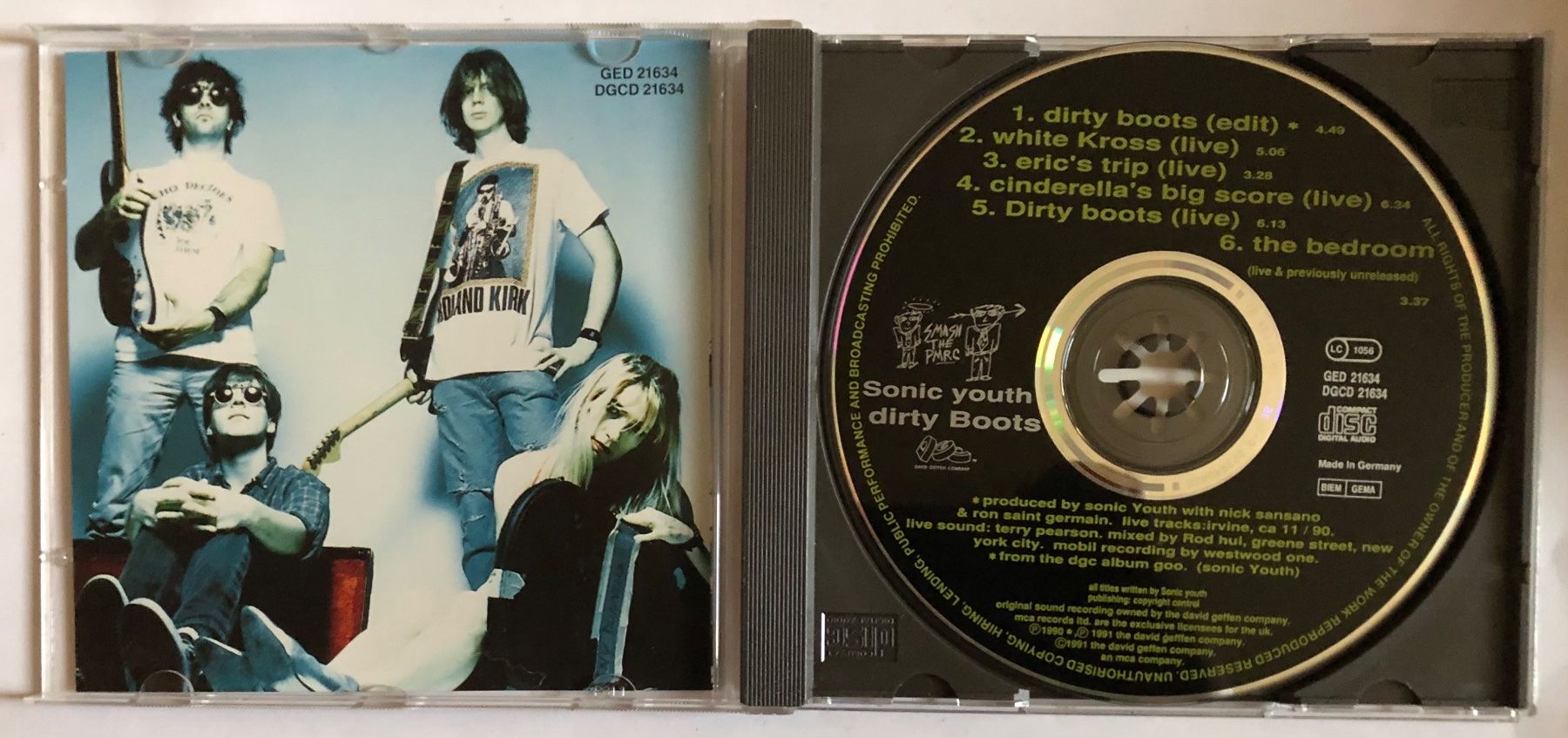 CDs: SONIC YOUTH - DIRTY BOOTS – Gebraucht aus Poliez-Pittet von Newtown-Records 2