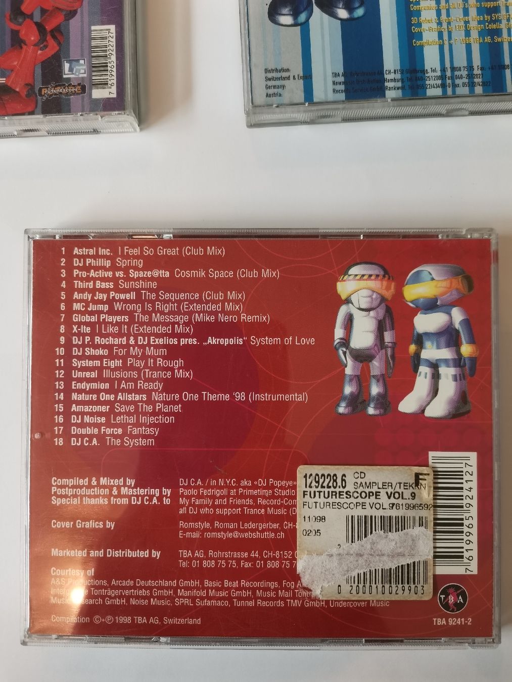 CD: Futurescope CD Collection 7, 8, 9 Mixed by DJ C.A. 3er Pack – Usato da St. Antoni venduto da AJTurner 3