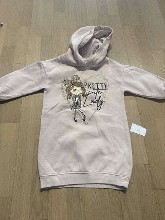 Langpullover Süsses C&A Kleid mit Kapuze, Gr. 104