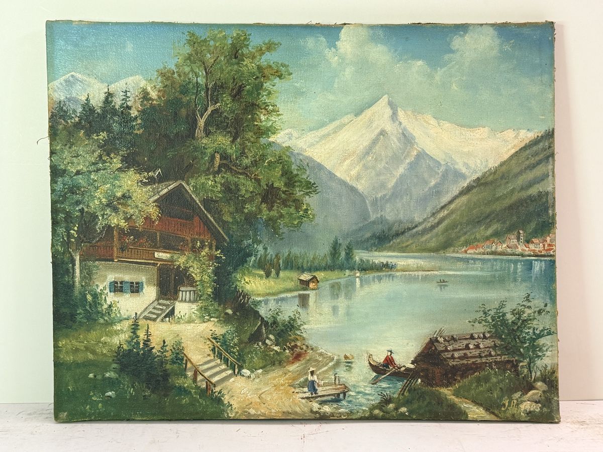 Dipinti: Ölgemälde - J. R – Usato da Solothurn venduto da NUVICO 1