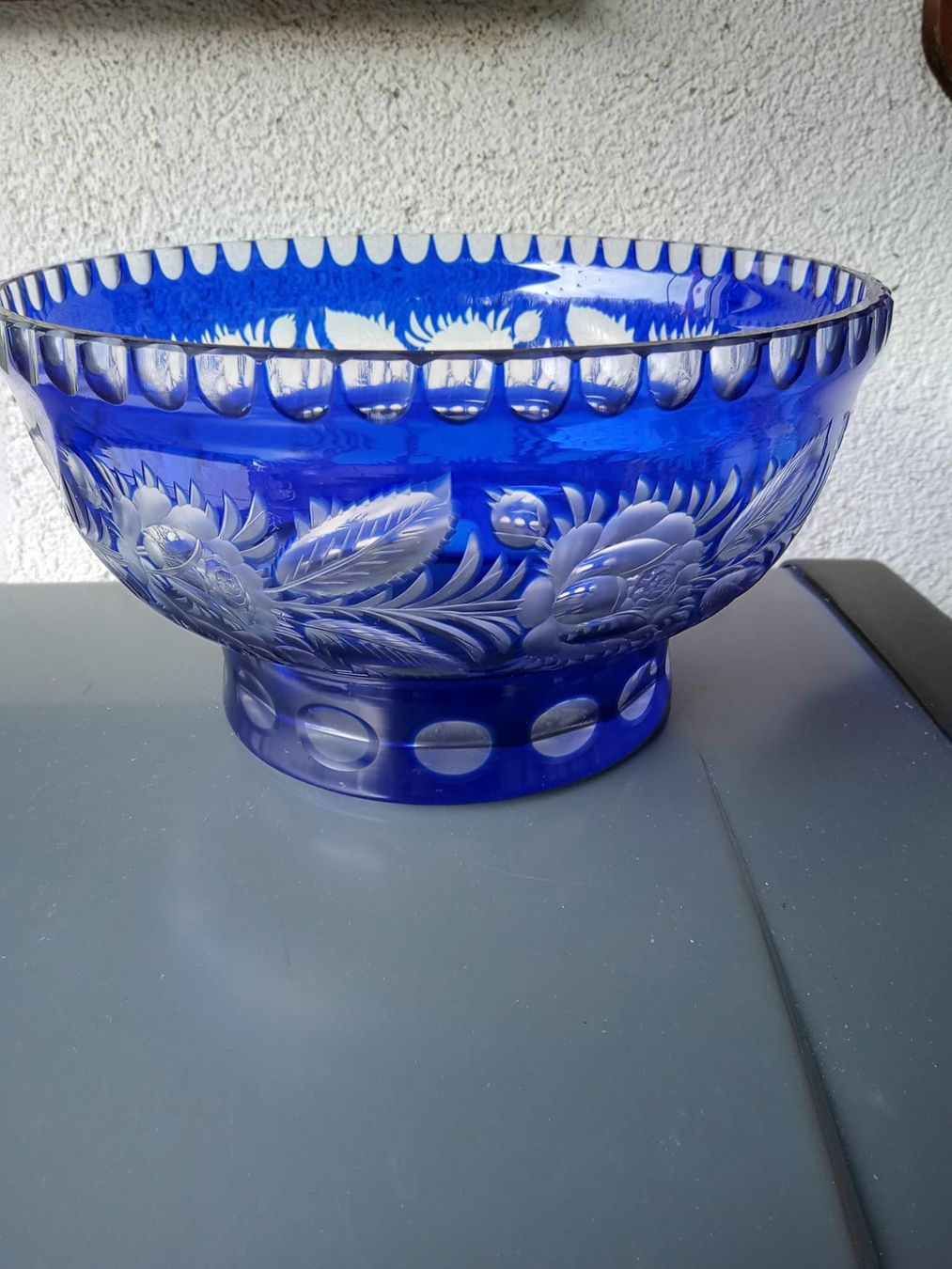 Ciotole: Kristallschale blau – Usato da Villmergen venduto da stier74