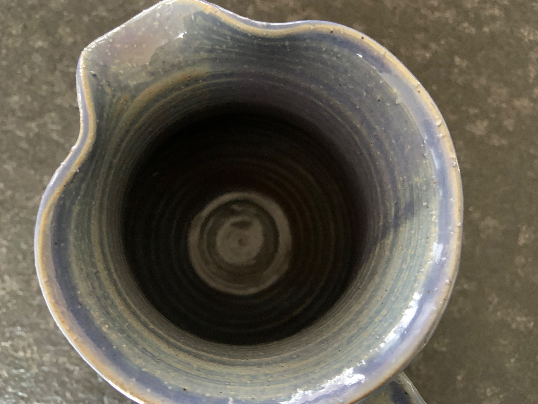 Caraffe: 2 Rustikale Keramikkanne mit blauem Dekor - Herbstdeko! – Usato da Waldstatt venduto da pfa_f8t8 4