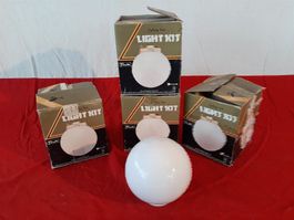 Lampenglas (4x) für Deckenventilator
