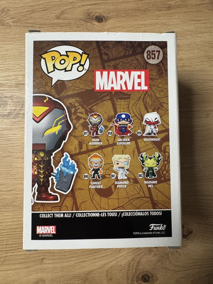 Funko Statuette: Funko Pop! Marvel: Iron Hammer 857 - Infinity War! – Usato da Biberist venduto da etesummer 4