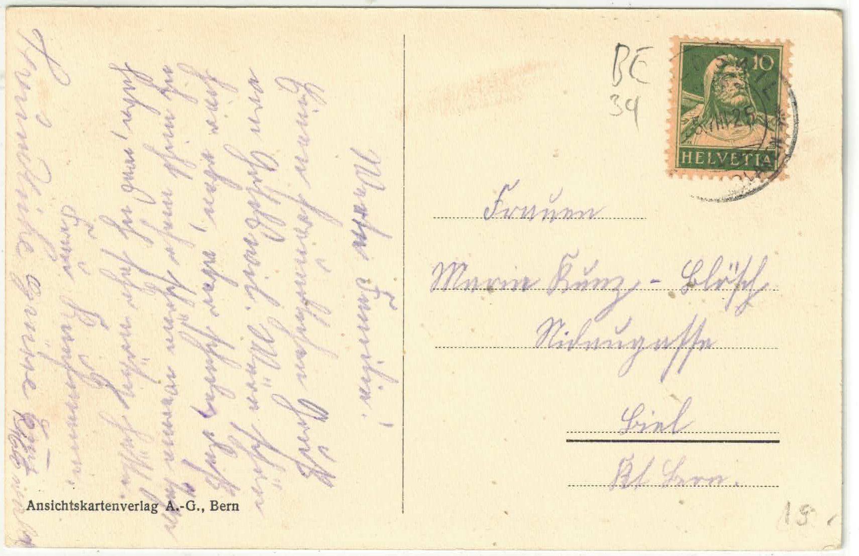 Cartoline postali: Goldswil am Brienzersee – Usato da Ettingen venduto da Kartenplanet 1