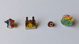 Pin's Paris-Londres-Hawaii-Canada
