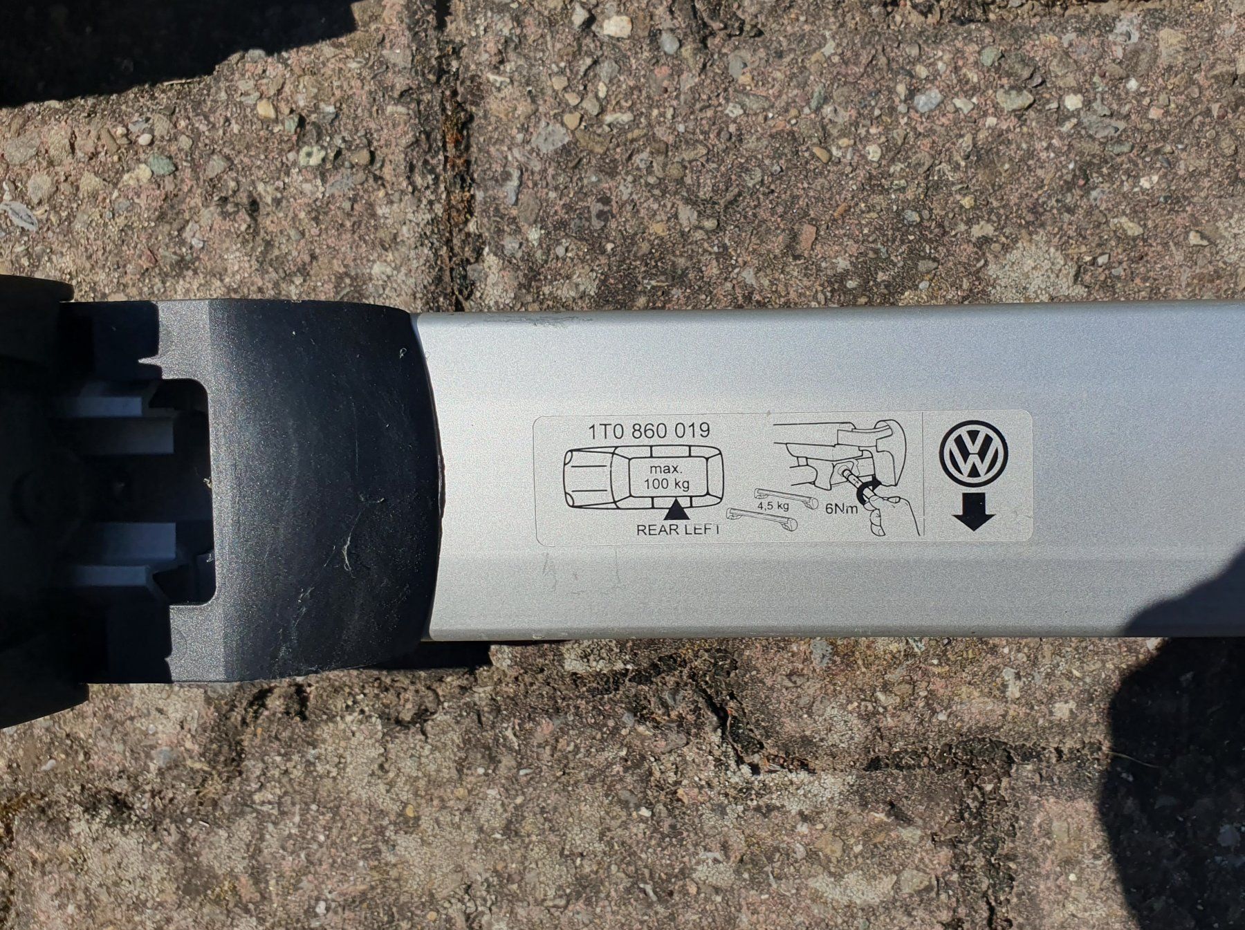VW Barres de toit: VW Dachträger – D'occasion à Bärau par bema04 2