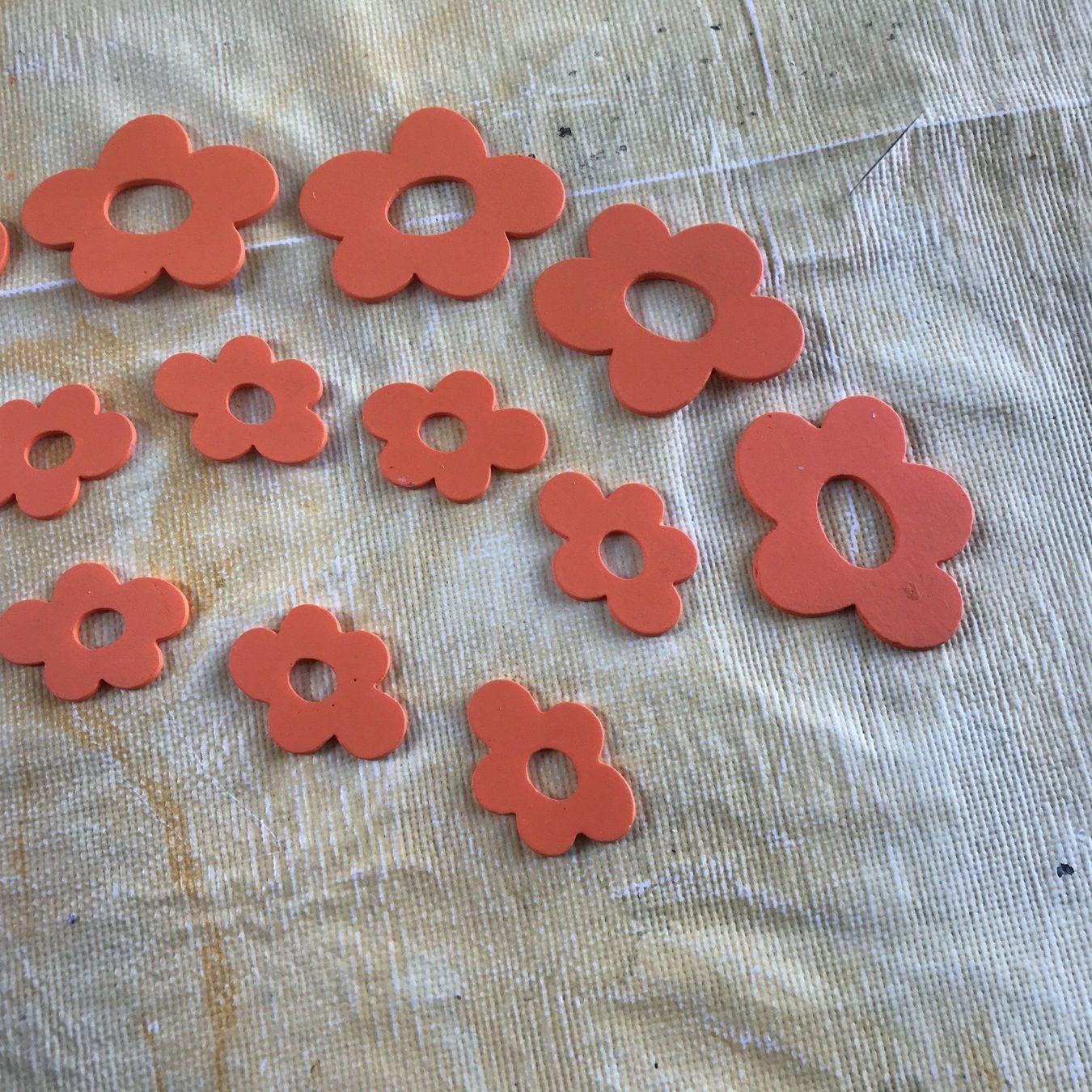 Bastelsets: LOT STR. BLÜETEN ORANGE – Neu (gemäss Beschreibung) aus Ostermundigen von wini63 2