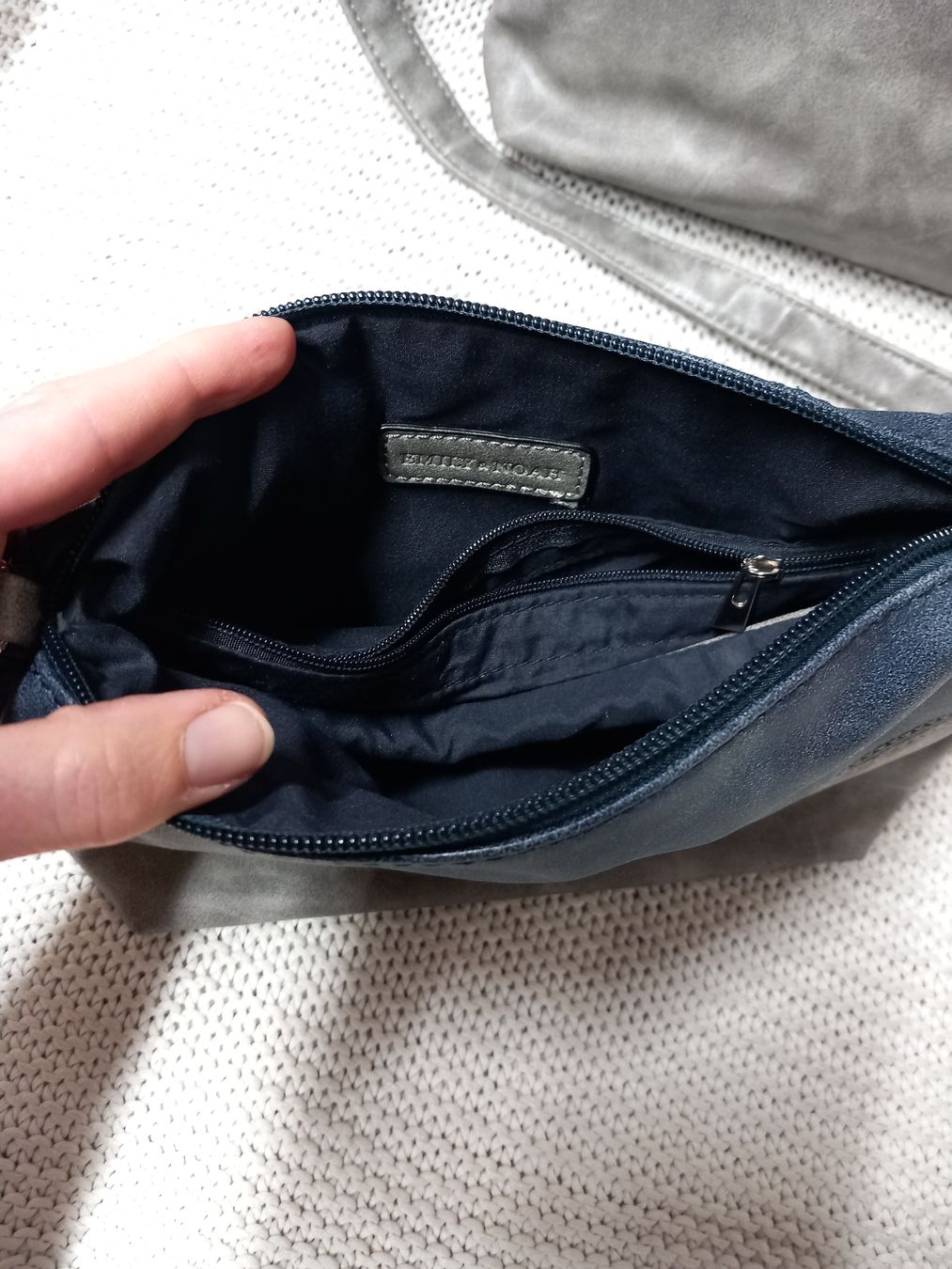 Borse da donna: EMILY & NOAH Handtasche Grau/Blau – Usato da Gwatt (Thun) venduto da umwelt-brocki 3