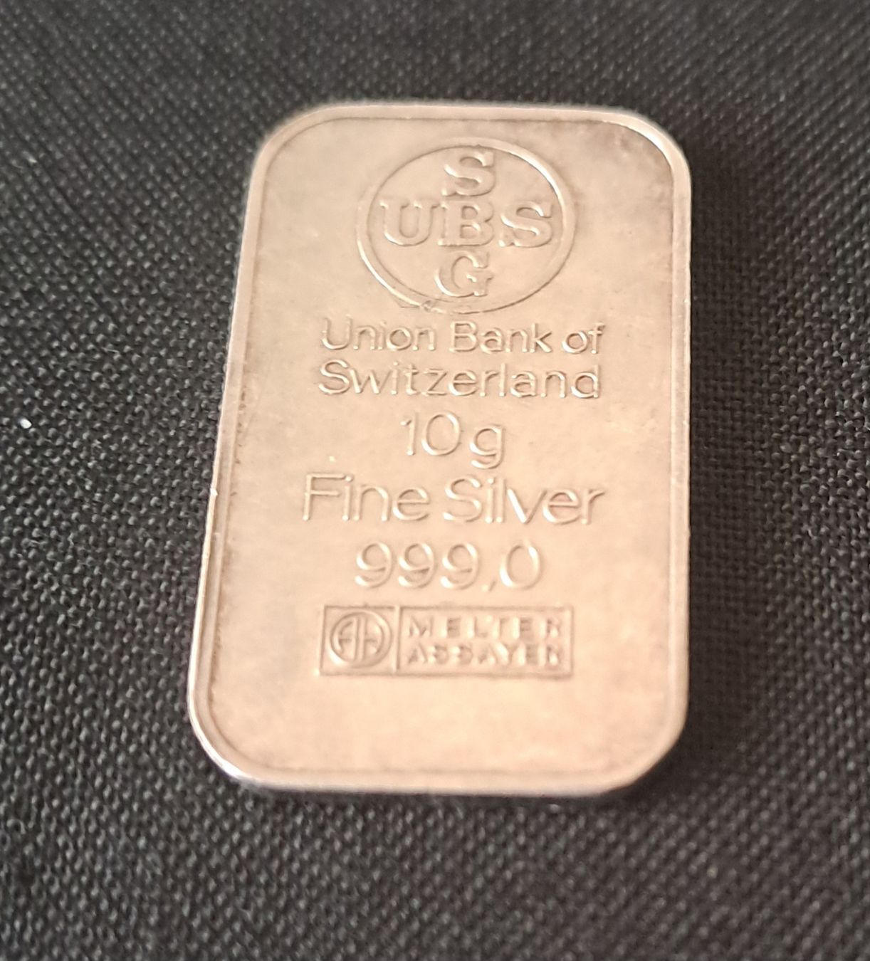 Metalli preziosi: Silber Barren – Nuovo e nell'imballaggio originale da Biel/Bienne venduto da oli_9yhs