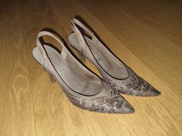 Navyboot Slingbacks braun Gr. 36