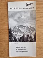 Wengen Kulm Hotel Alpenruhe Prospekt Vintage, 60er-Jahre