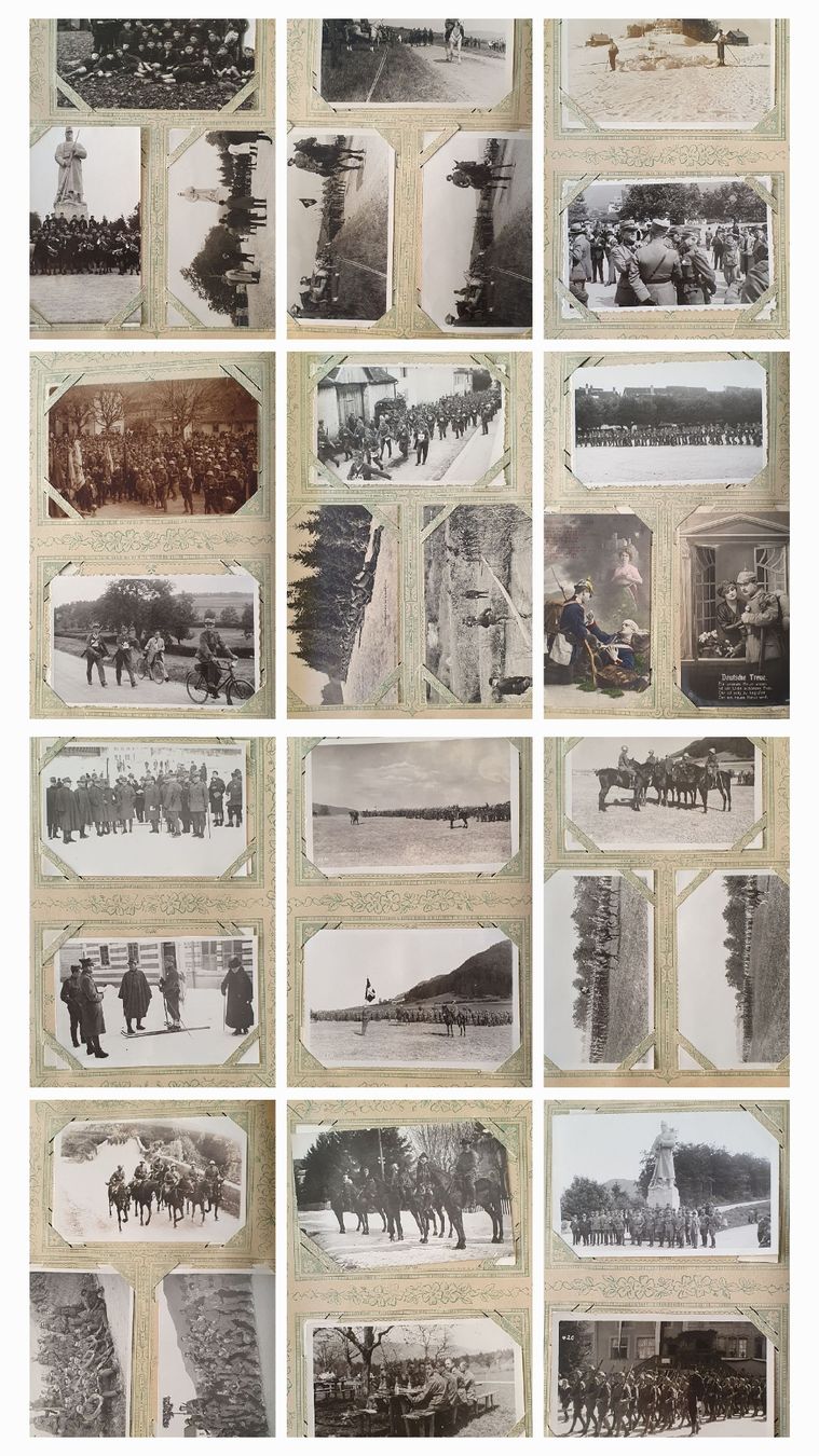 Cartoline postali: Album mit 194 Ansichtskarten Militär – Usato da Kreuzlingen venduto da Rschweiz1 1