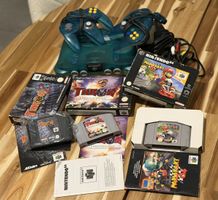 Bundle Nintendo 64 Ice Blue - Mario Kart + Turok OVP N64 
