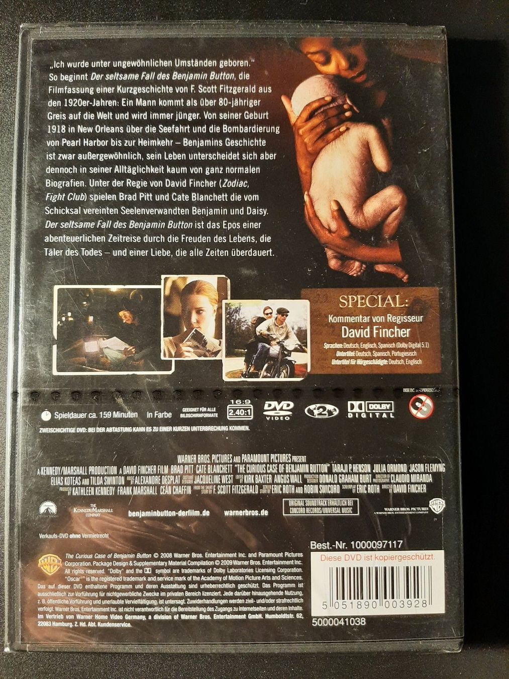 Alle DVDs: DVD "Der seltsame Fall Benjamin Button" mit Brad Pitt – Neu und originalverpackt aus Basel von DavidAusBasel 1