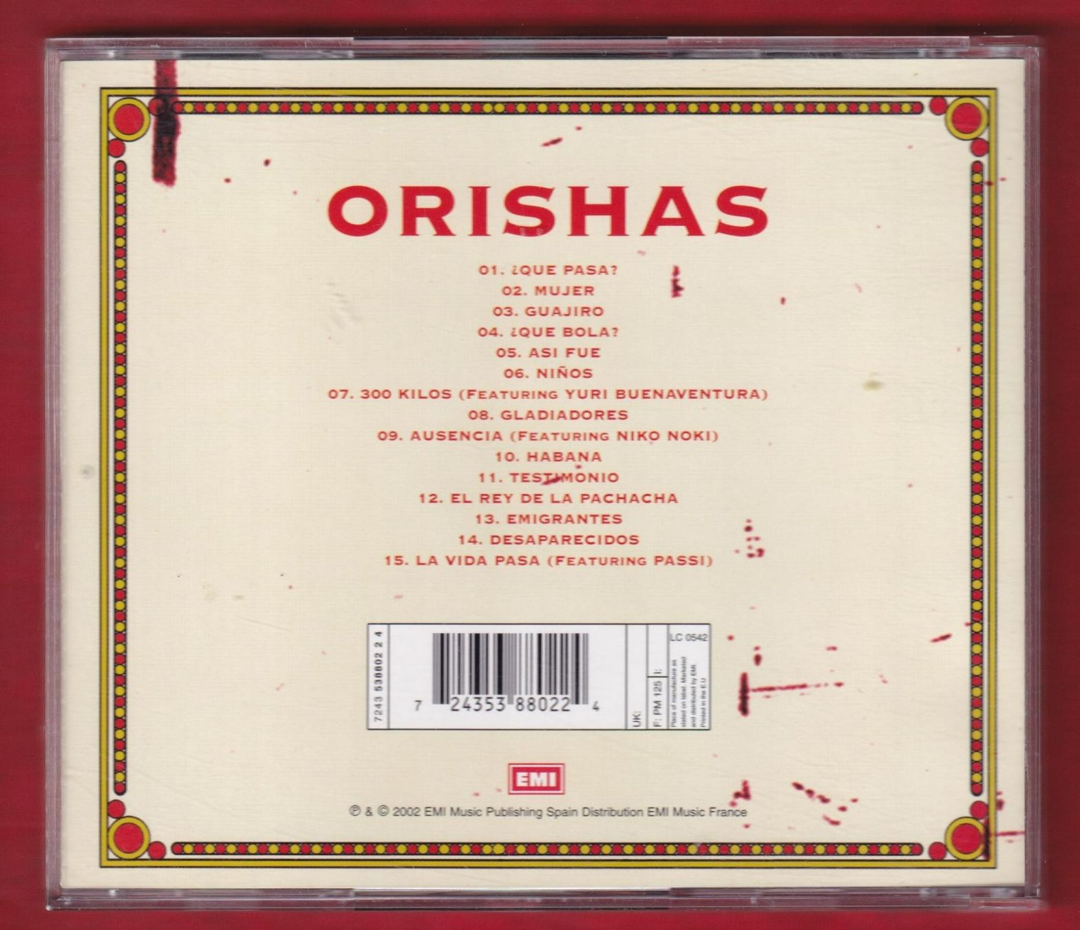 CD: Orishas - Emigrante (CD) – Usato da Zürich venduto da Pfluftl2000 1