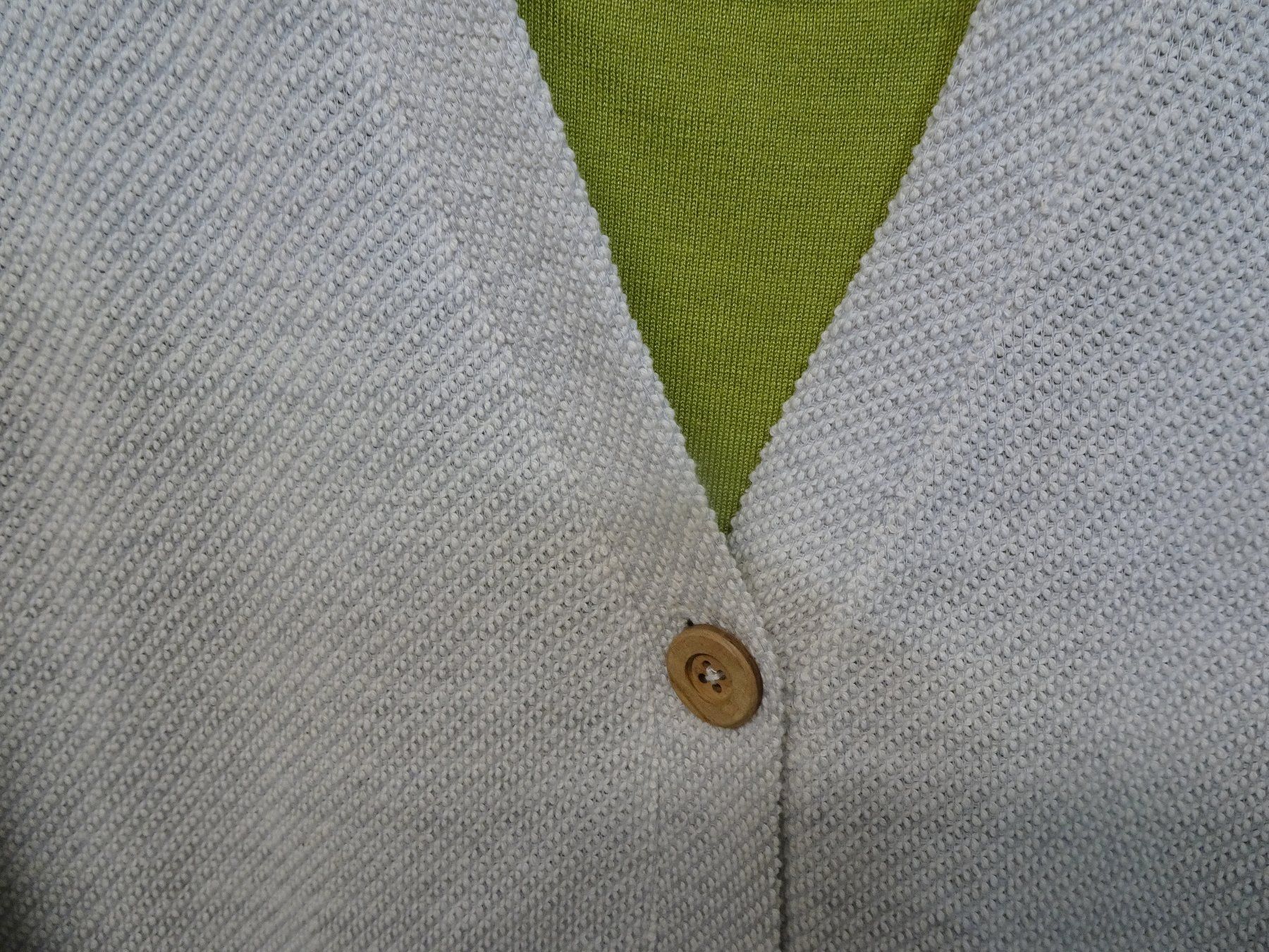 Ulla Popken Giacche: Jacke, helles Beige, Popkens 48/50 Perlmuster – Nuovo (secondo la descrizione) da Grüt (Gossau ZH) venduto da spitzig 1