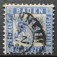 Baden Mi-Nr.19 gestempelt Gutes Erhaltung für die Ausgaben