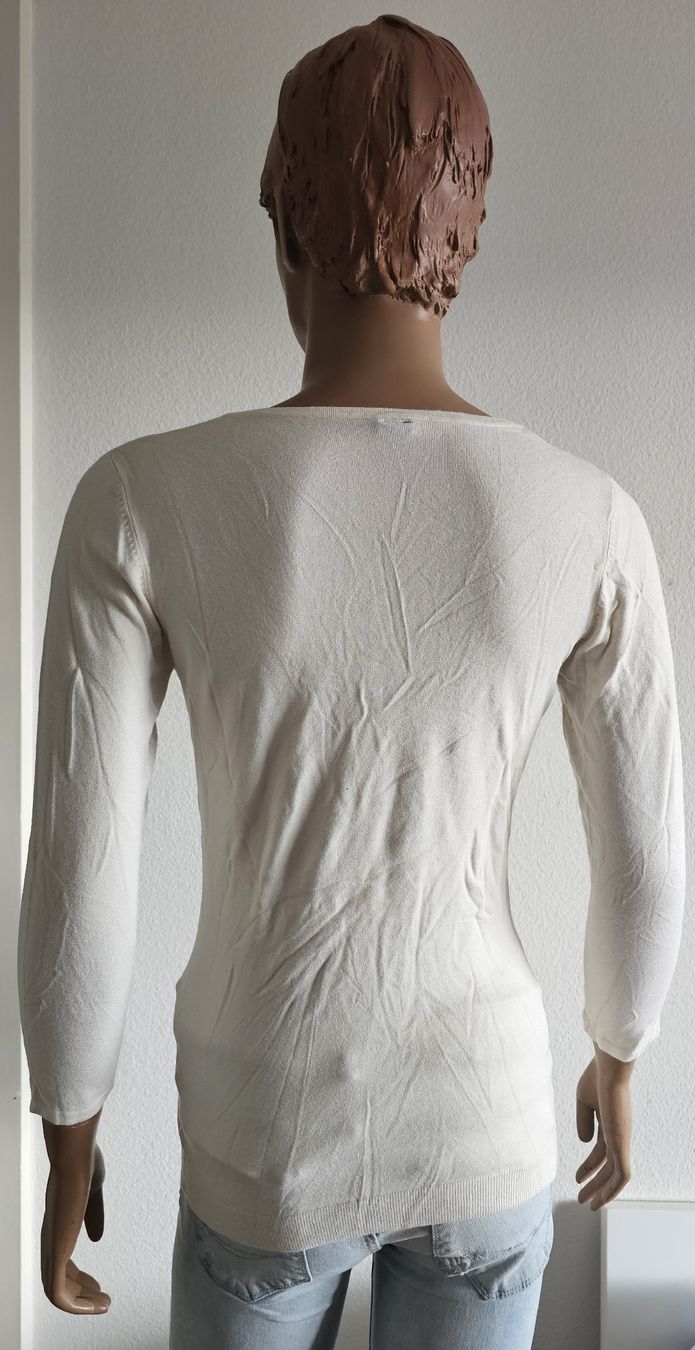 Maglioni & Felpe: Isabell Kristensen Oberteil, Langarm, Creme, Gr. S – Usato da Basel venduto da Mazzo84 1