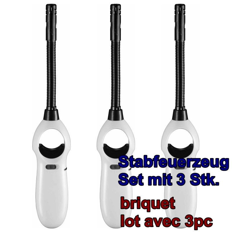 Accendini: Stabfeuerzeug Luxembourg Flexi Pipe 3Stk – Nuovo e nell'imballaggio originale da Wettingen venduto da Swala 1