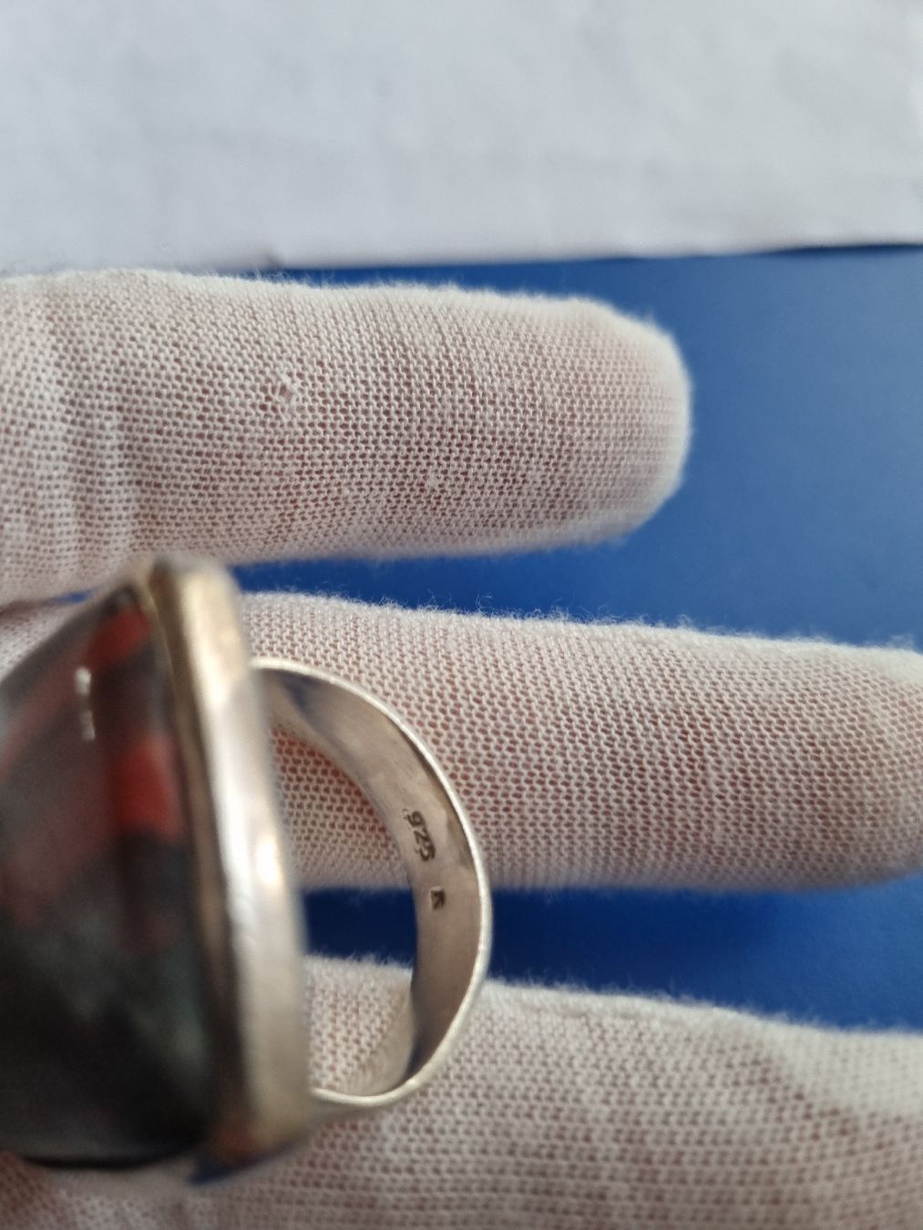 Anelli: Grosse Vintage Silber Ring 925 – Usato da Schaffhausen venduto da Leveron13 4