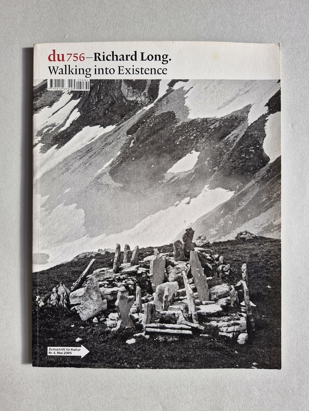 Zeitschriften & Magazine: du 756 Richard Long, Walking into Existence Zuoz – Gebraucht aus Zürich von Secretariat11