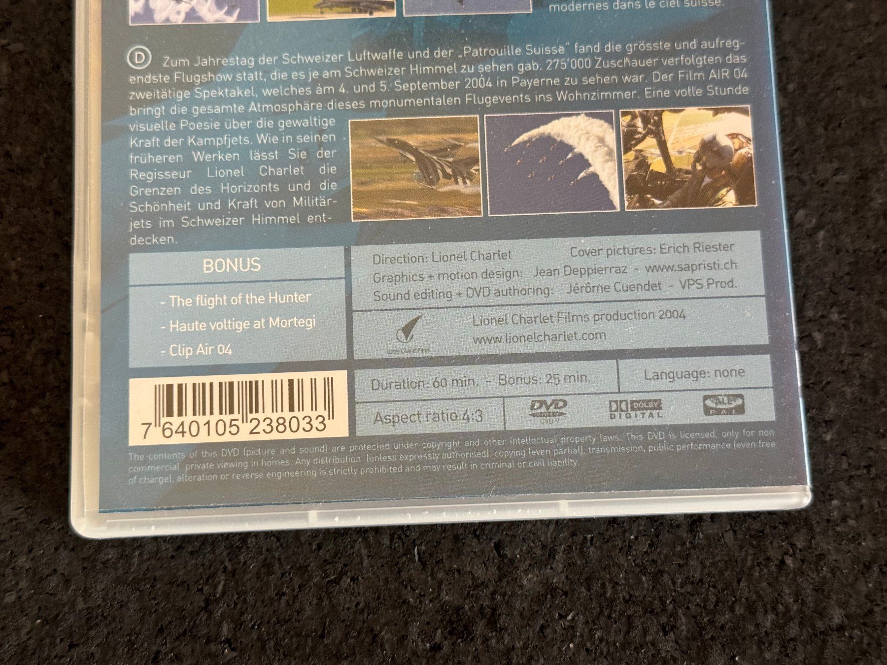 Alle DVDs: AIR 04 Payerne Lionel Charlet DVD – Gebraucht aus Fribourg von tschjoly 3