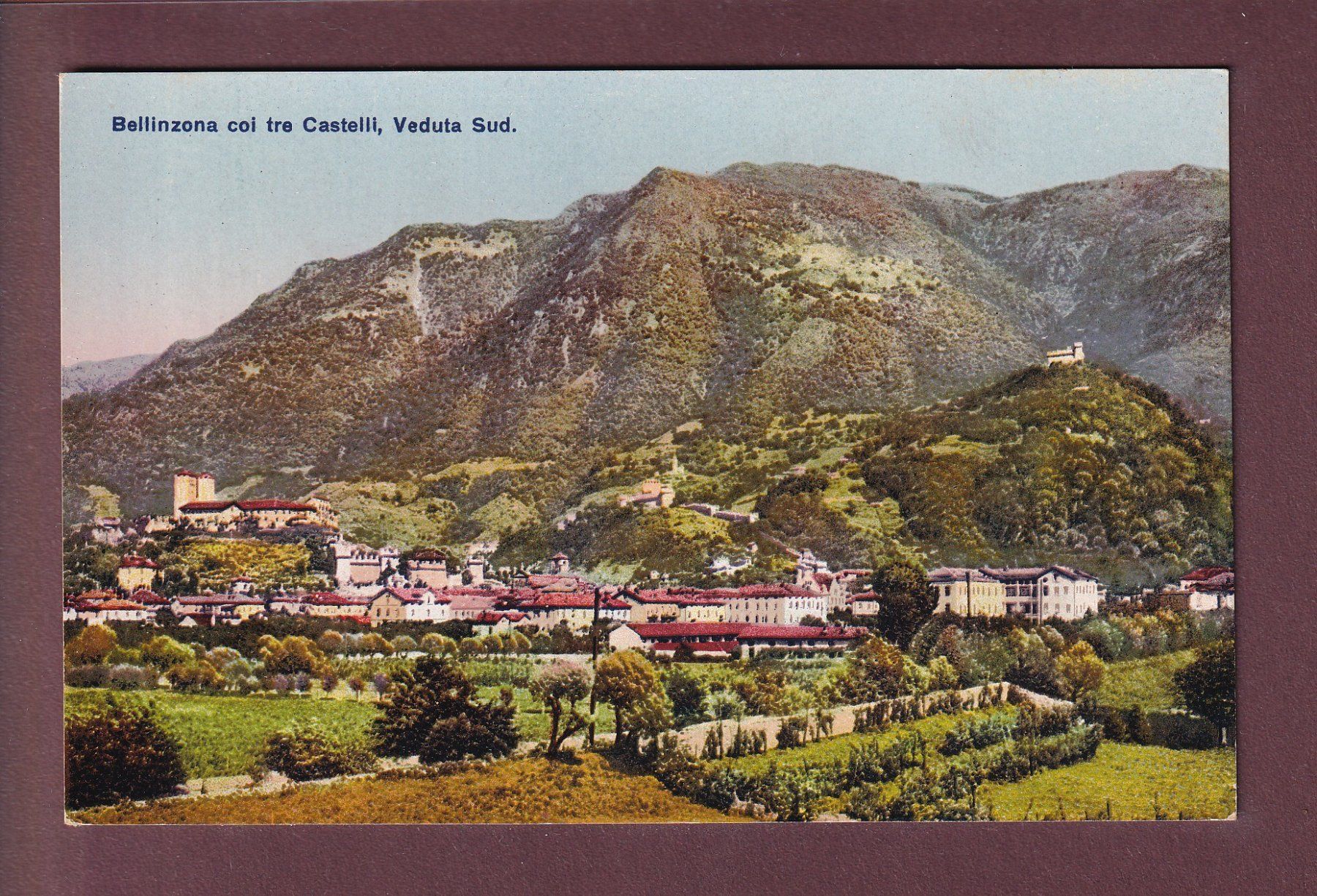 Cartes postales: BELLINZONA veduta Sud – D'occasion à Pully par nicecards