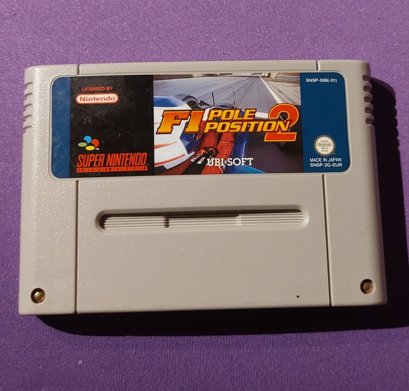 Nintendo Giochi: F1 Pole Position 2 -  Super Nintendo - SNES – Usato da Bichelsee venduto da Kompiuter