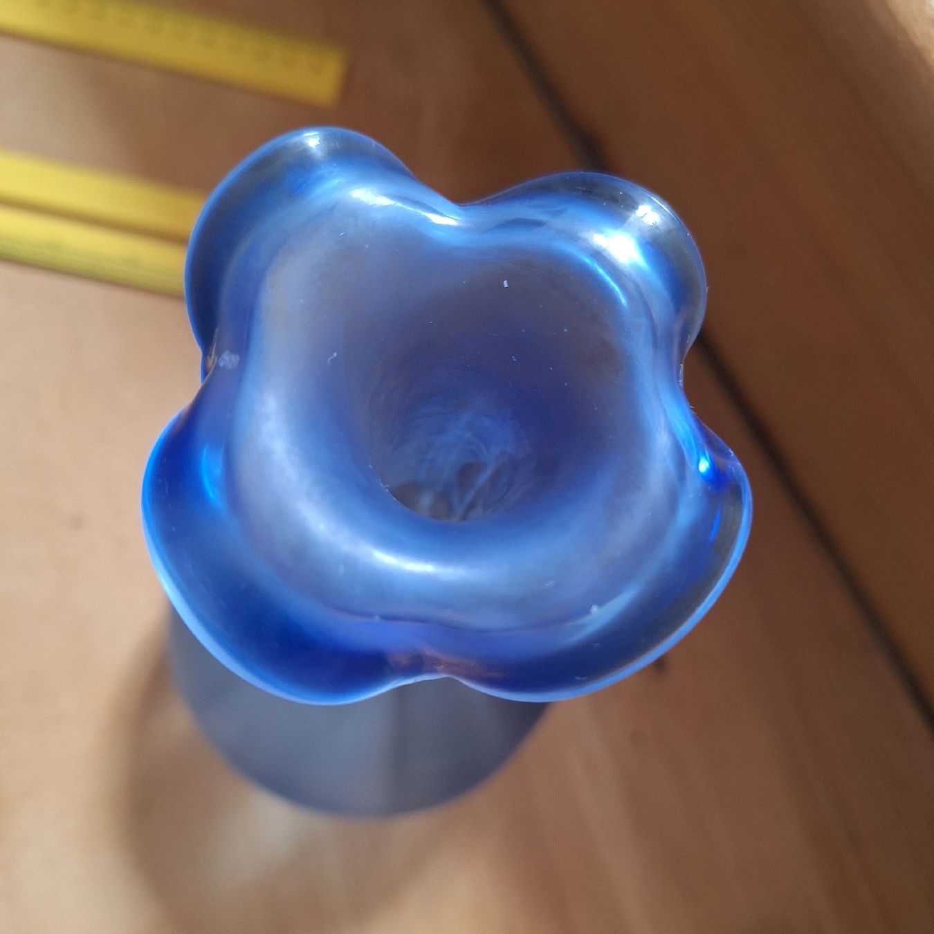 Vasen & Gefässe: Versand möglich! Blaue, alte Vase. Altes Glas – Gebraucht aus Winterthur von Goldpipau 5